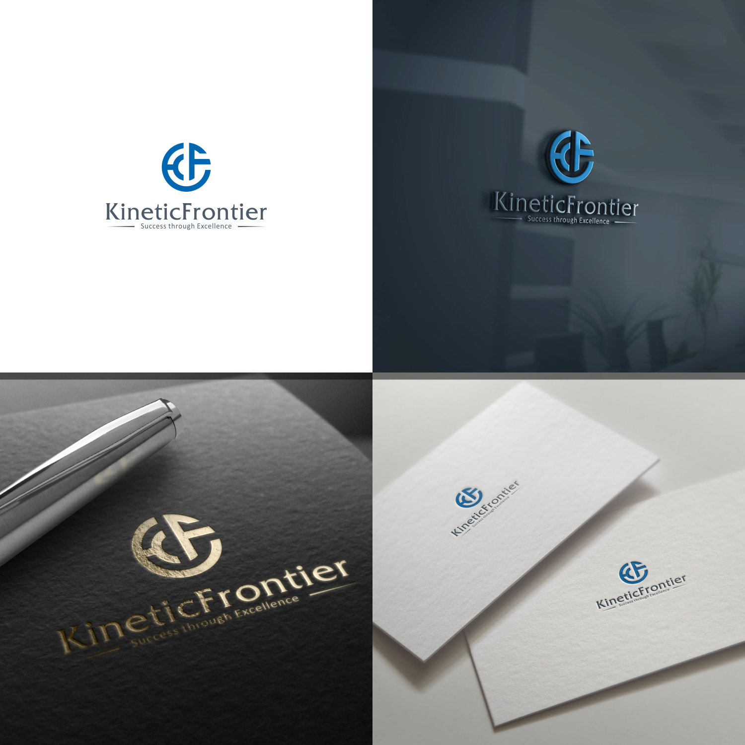 Logo Design by Artgo for KineticFrontier Unipessoal Lda | Design #21357407
