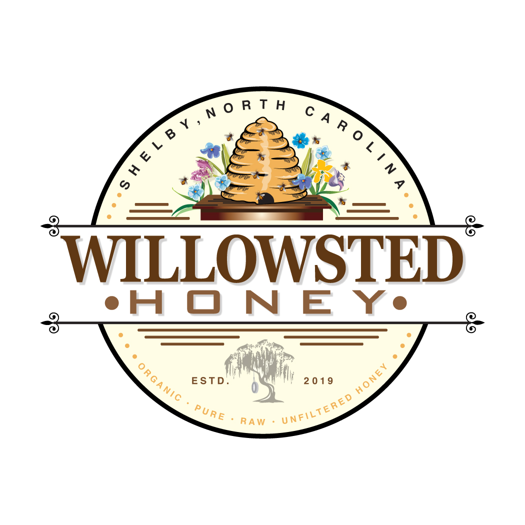 Logo Design by Dennis Jackson Design for Willowsted Honey | Design #21380551