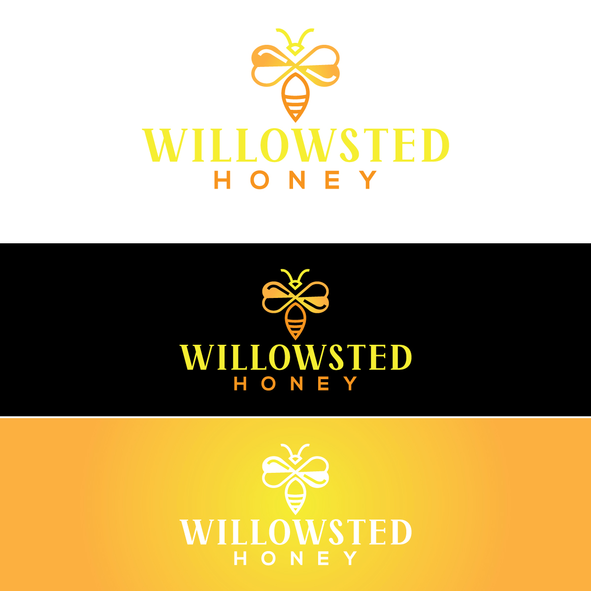 Logo Design by k.l.s.chatterjee 2 for Willowsted Honey | Design #21376574
