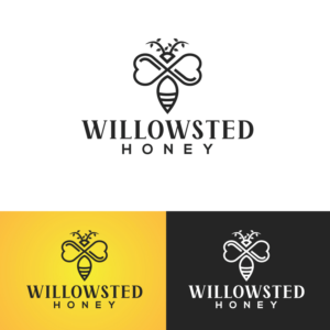 Logo Design by k.l.s.chatterjee 2 for Willowsted Honey | Design: #21424014