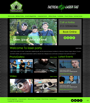 Wordpress Design by pb for Washington-BarriereEnterprises, LLC | Design: #2942990