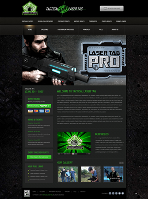 Wordpress Design by pb for Washington-BarriereEnterprises, LLC | Design: #2943000