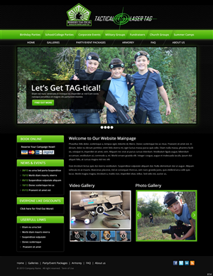Wordpress Design by pb for Washington-BarriereEnterprises, LLC | Design: #2943003