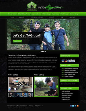 Wordpress Design by pb for Washington-BarriereEnterprises, LLC | Design: #2962589