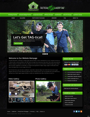 Wordpress Design by pb for Washington-BarriereEnterprises, LLC | Design: #2962591
