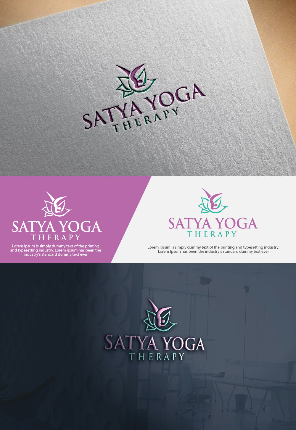 Logo Design by abdulhadi22 for Satya Yoga Therapy | Design #21361727