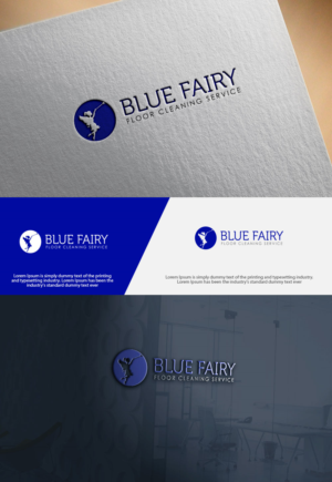 Blue Fairy Floor Cleaning Service | Logo Design by abdulhadi22