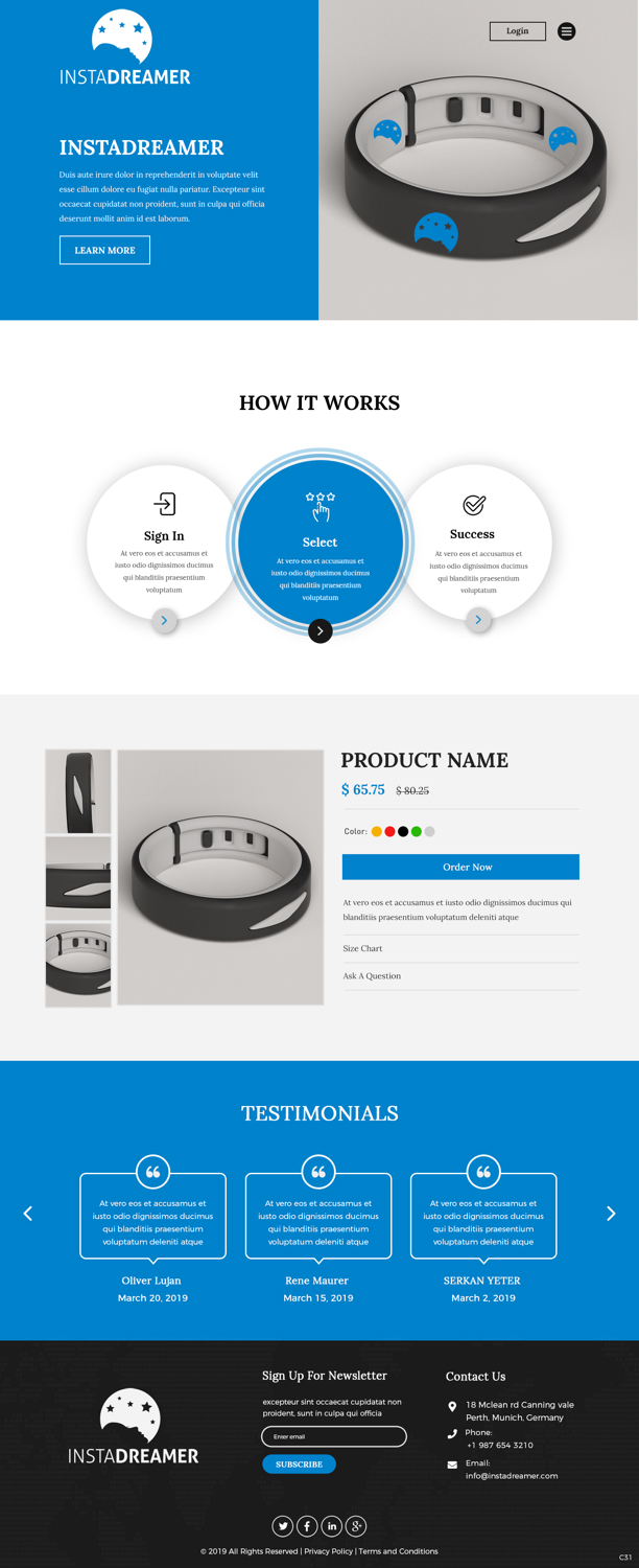 Web Design by pb for Trading Id s?rl | Design #21365525