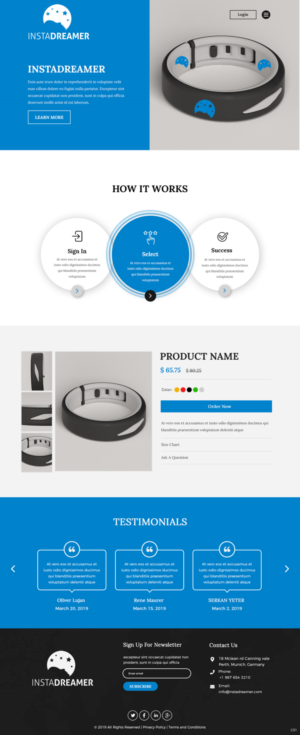 Web Design by pb for Trading Id s?rl | Design: #21365525