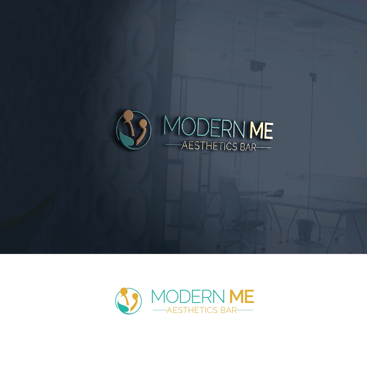 Diseño de Logo por Maxo-Biz para Modern Me Aesthetics Bar | Diseño #21366259