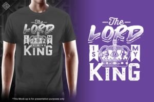 The Lord Is Our King | Design de T-shirt par gekgrfx