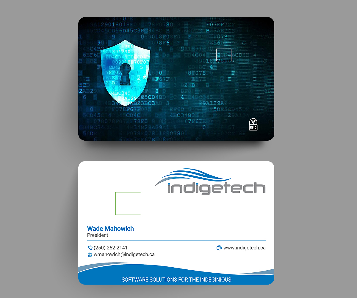 Business Card Design by Designers Hub for indigetech software inc. | Design #21380916