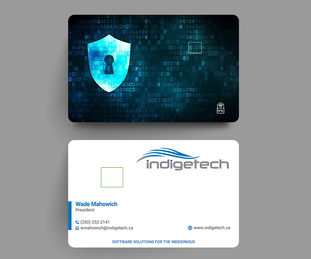 Business Card Design by Designers Hub for indigetech software inc. | Design #21380951