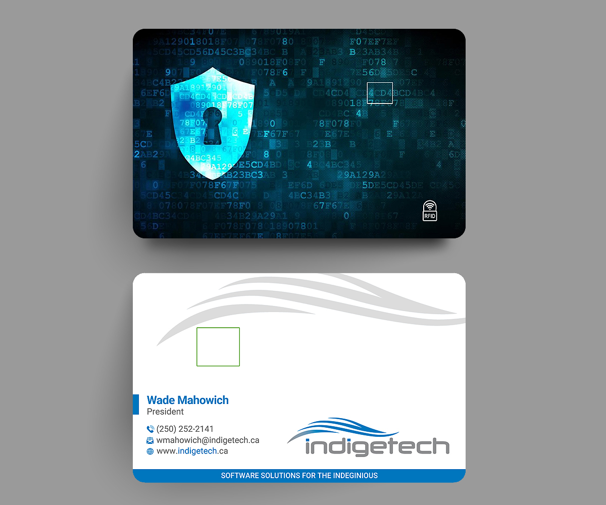 Visitenkarten-Design von Designers Hub für indigetech software inc. | Design #21380974