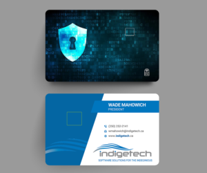 Business Card Design by Designers Hub for indigetech software inc. | Design: #21381020