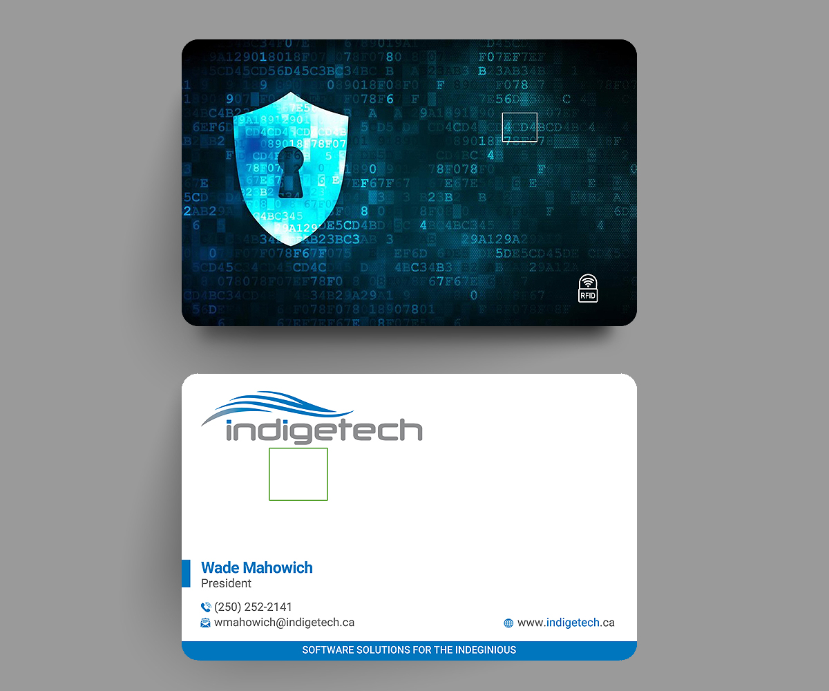 Business Card Design by Designers Hub for indigetech software inc. | Design #21381050