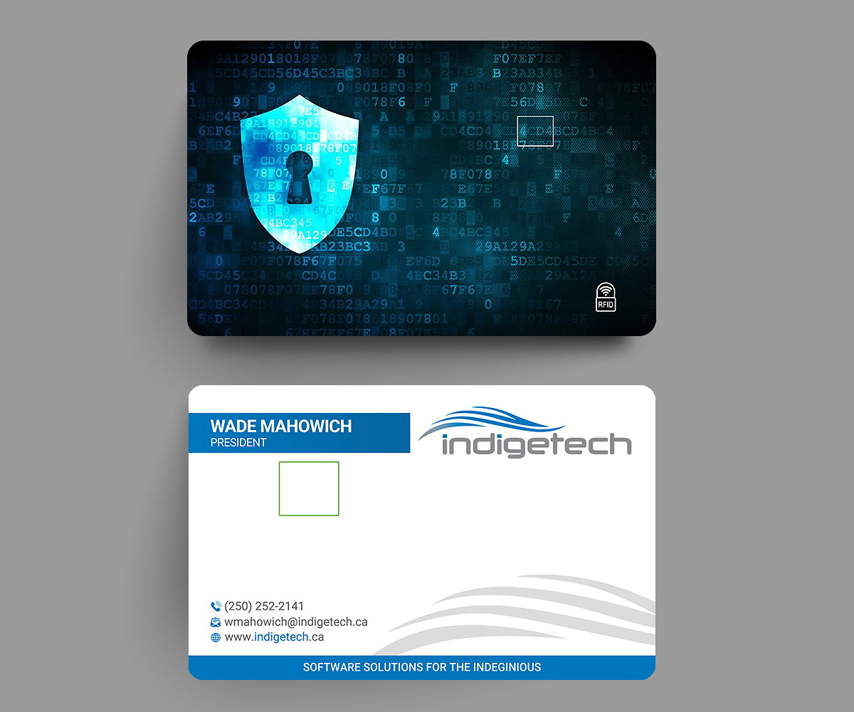 Business Card Design by Designers Hub for indigetech software inc. | Design #21381223