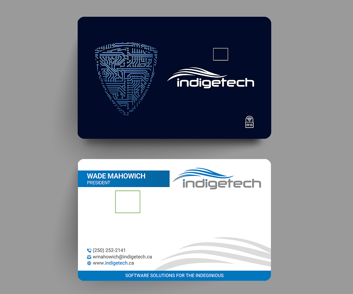 Business Card Design by Designers Hub for indigetech software inc. | Design #21382613