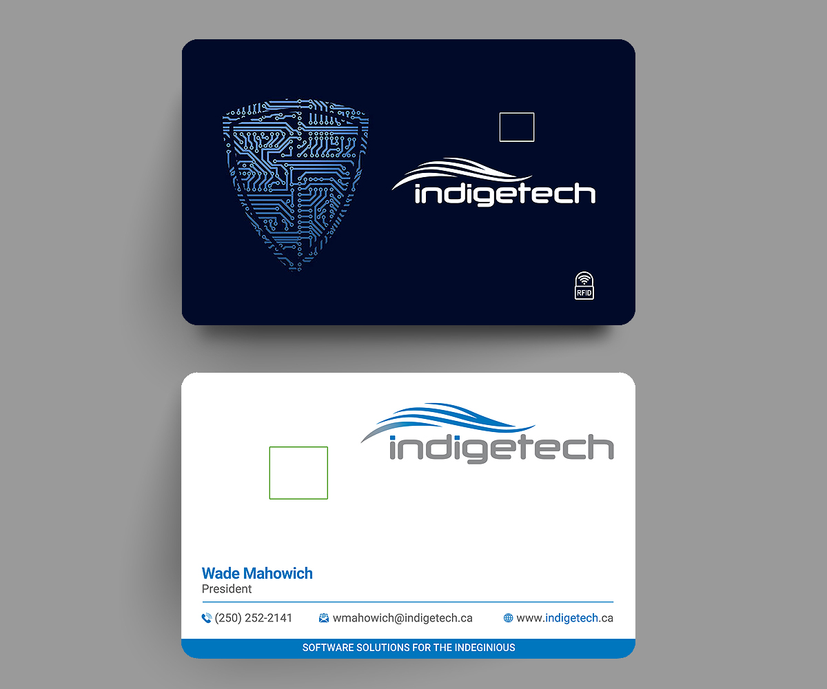 Business Card Design by Designers Hub for indigetech software inc. | Design #21382622