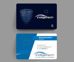 Business Card Design by Designers Hub for indigetech software inc. | Design: #21382623