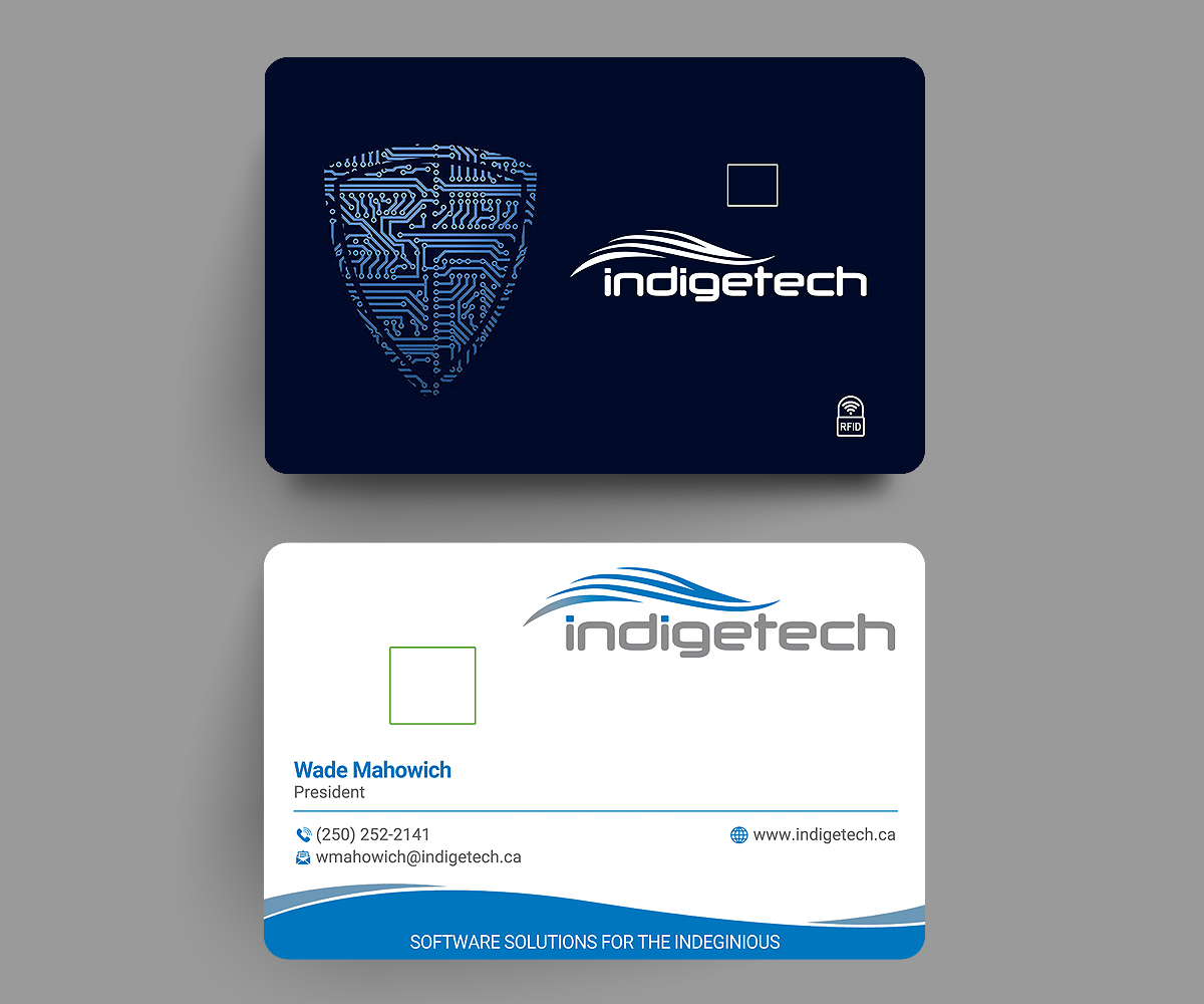 Diseño de Tarjeta de Presentación por Designers Hub para indigetech software inc. | Diseño #21382627
