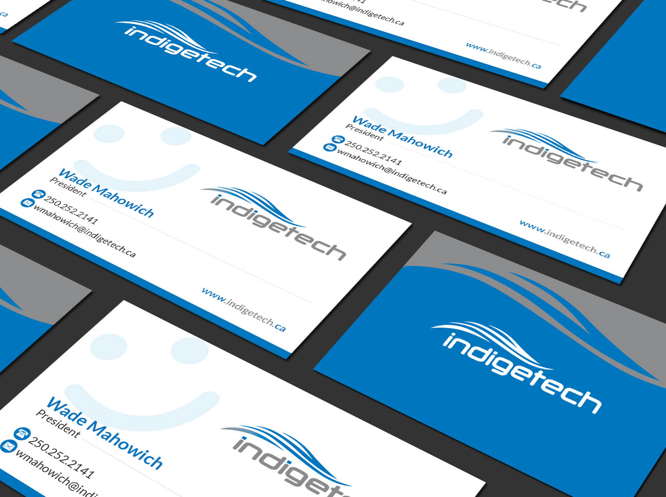 Business Card Design by Creations Box 2015 for indigetech software inc. | Design #21364818