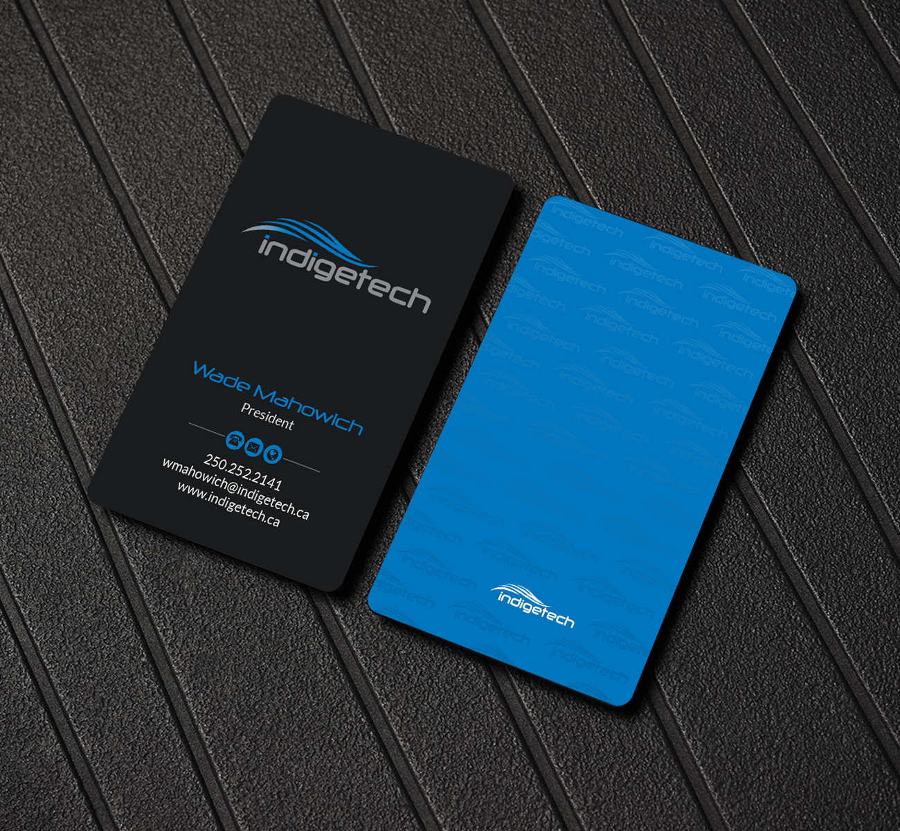 Business Card Design by Creations Box 2015 for indigetech software inc. | Design #21364819