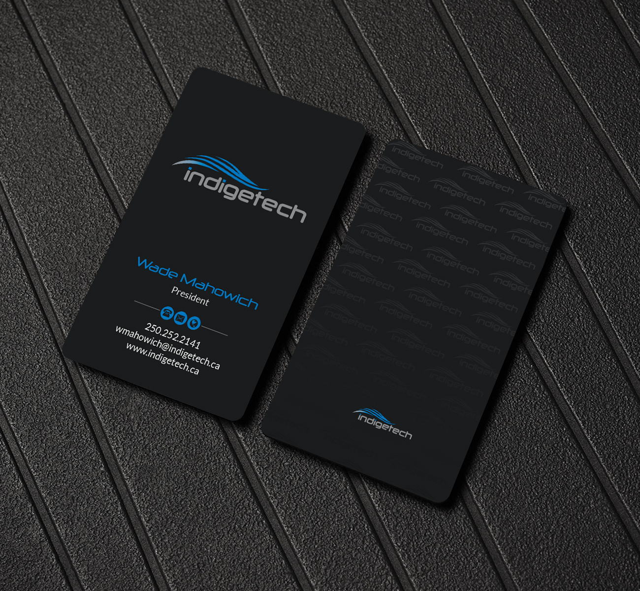 Business Card Design by Creations Box 2015 for indigetech software inc. | Design #21364820