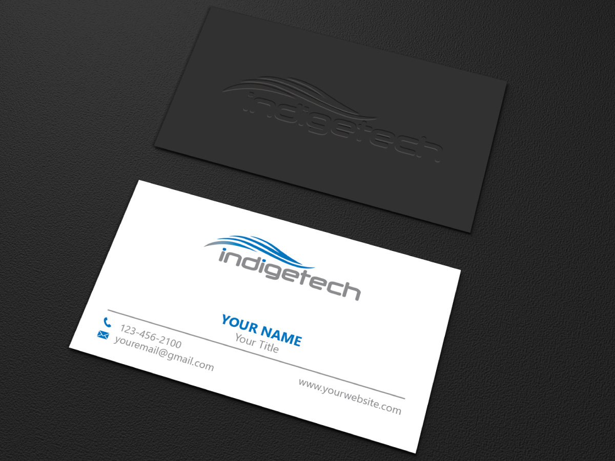 Visitenkarten-Design von LAXMI DESIGNHUB für indigetech software inc. | Design #21371642