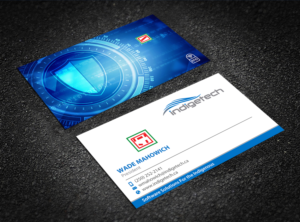 Business Card Design by Brand aid for indigetech software inc. | Design: #21376073