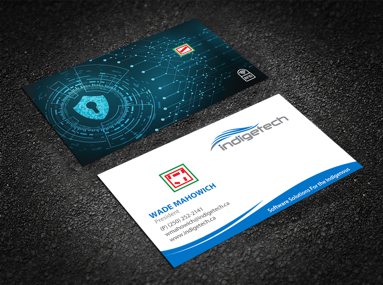 Business Card Design by Brand aid for indigetech software inc. | Design #21376075
