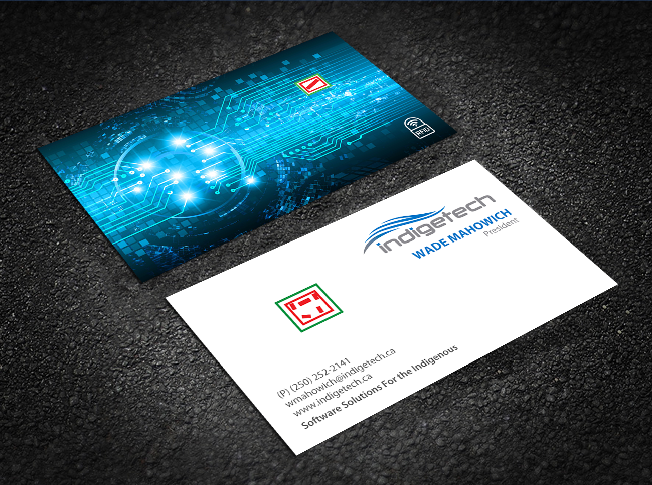 Diseño de Tarjeta de Presentación por Brand aid para indigetech software inc. | Diseño #21376081