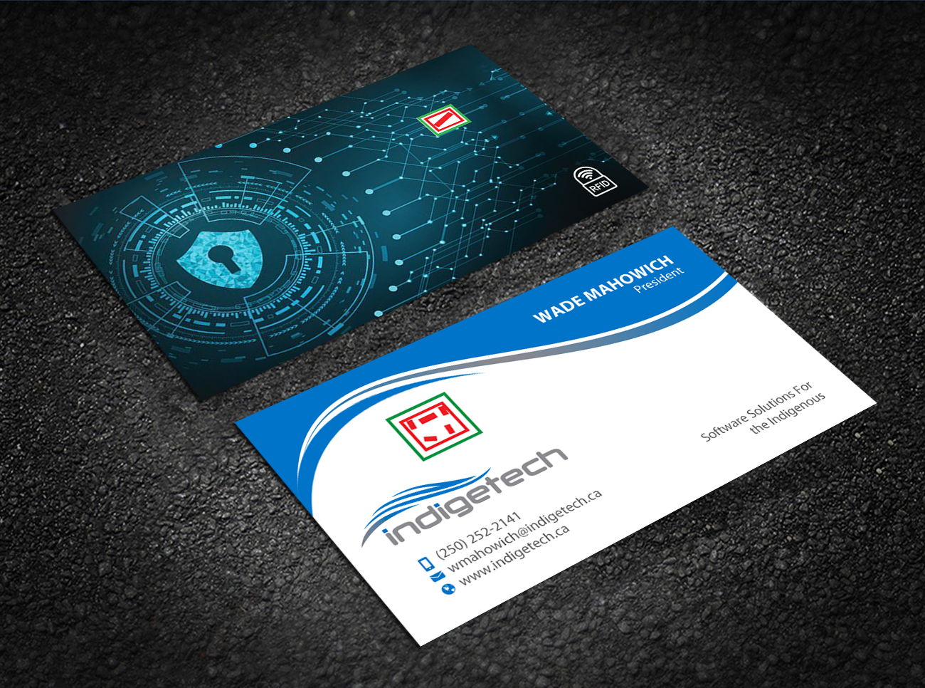 Business Card Design by Brand aid for indigetech software inc. | Design #21376083