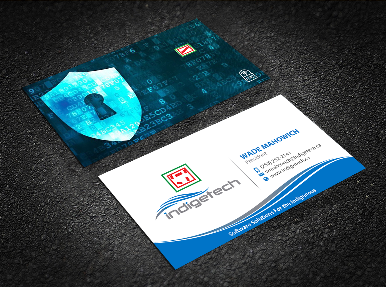 Business Card Design by Brand aid for indigetech software inc. | Design #21376085