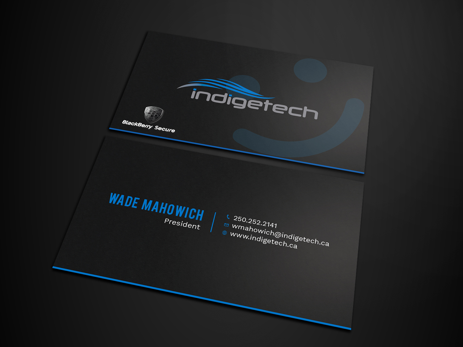 Business Card Design by Tripti Ranjan Gain for indigetech software inc. | Design #21369777