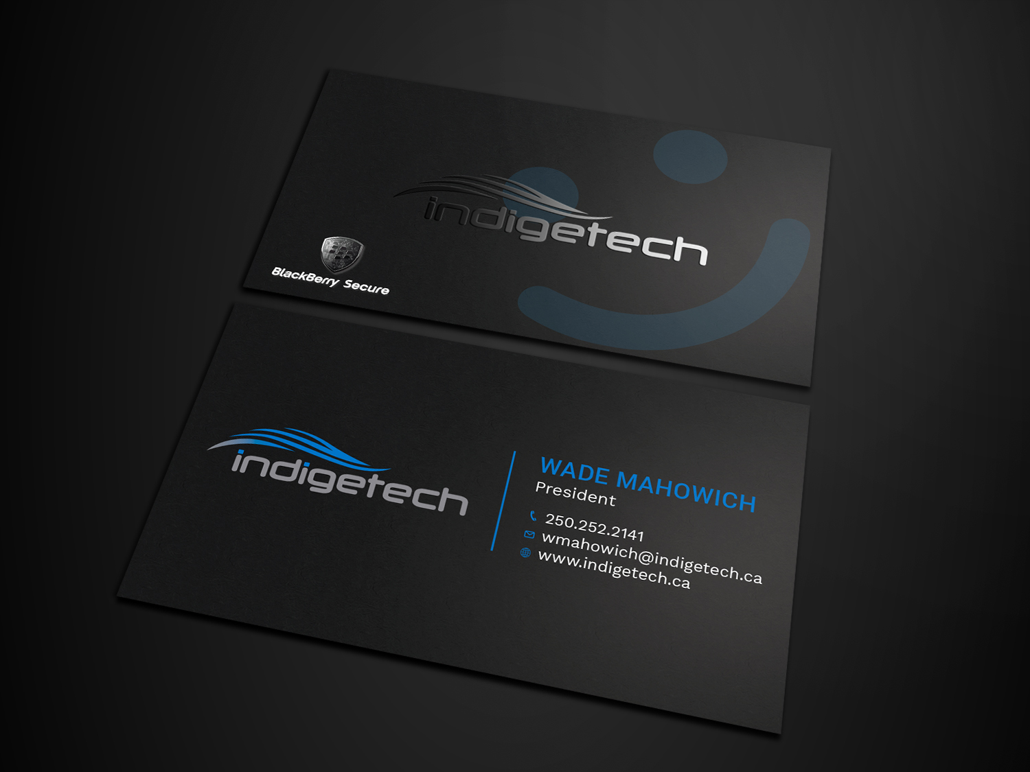 Diseño de Tarjeta de Presentación por Tripti Ranjan Gain para indigetech software inc. | Diseño #21369778