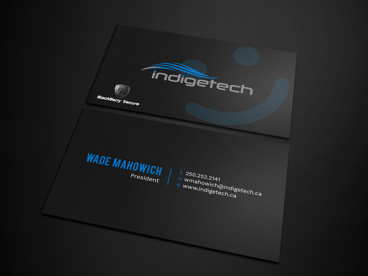 Business Card Design by Tripti Ranjan Gain for indigetech software inc. | Design #21369782