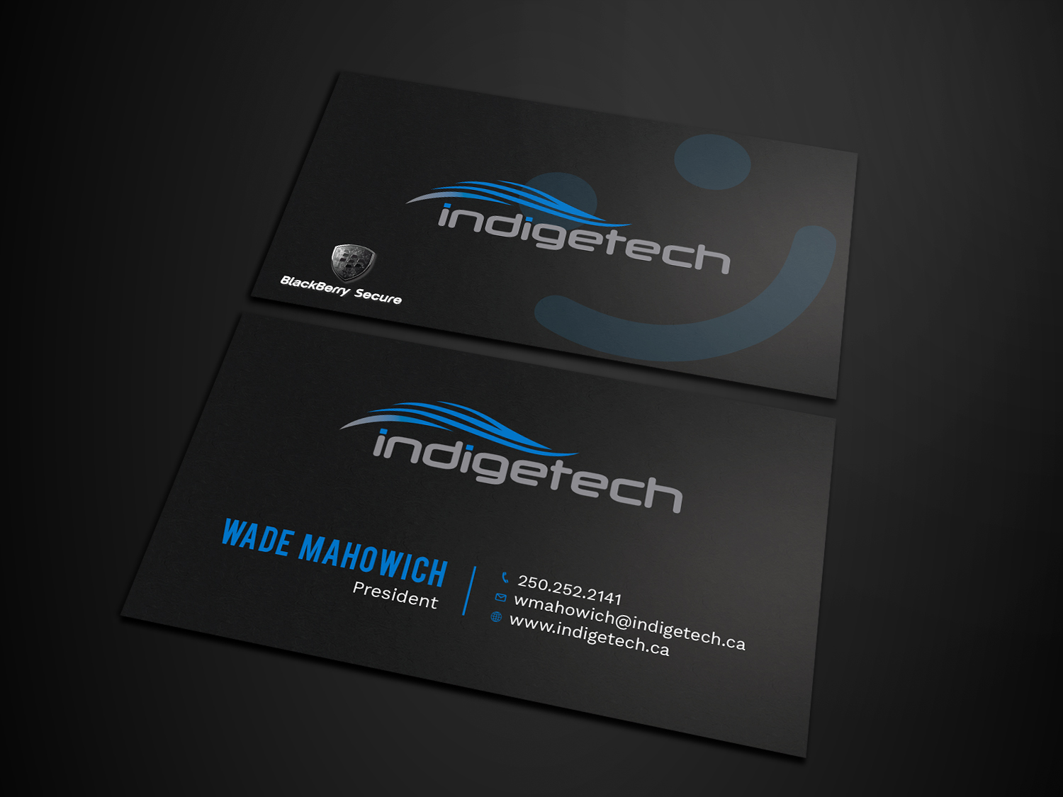 Diseño de Tarjeta de Presentación por Tripti Ranjan Gain para indigetech software inc. | Diseño #21369784