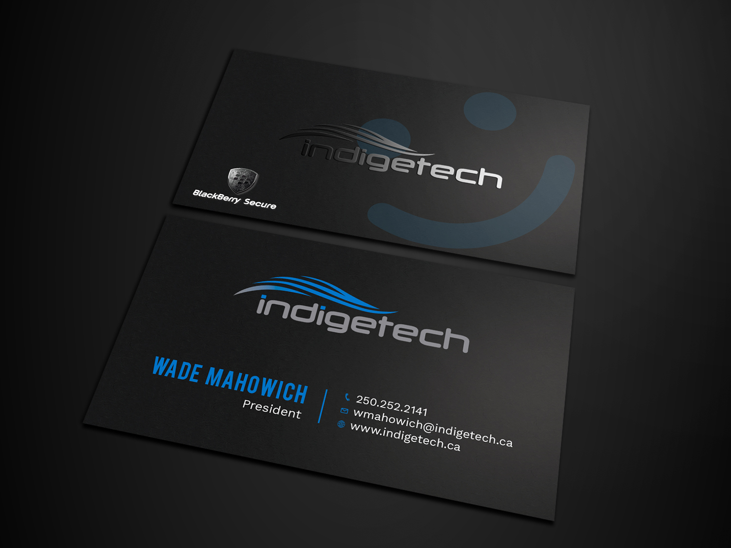 Diseño de Tarjeta de Presentación por Tripti Ranjan Gain para indigetech software inc. | Diseño #21369788