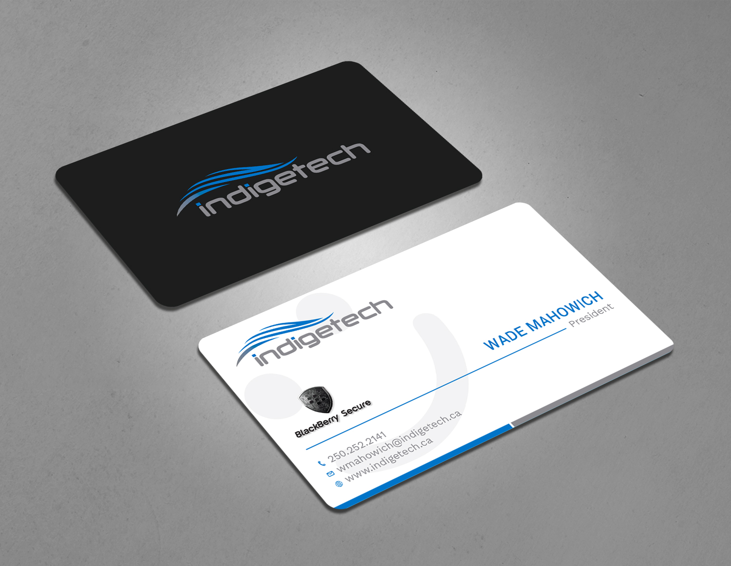 Business Card Design by Tripti Ranjan Gain for indigetech software inc. | Design #21369793