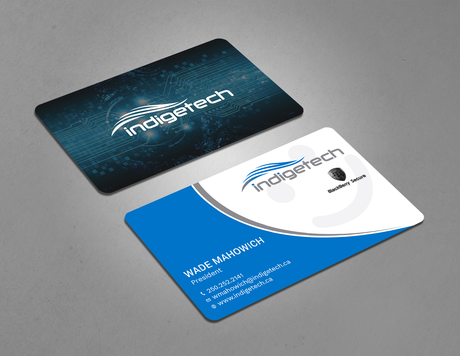 Business Card Design by Tripti Ranjan Gain for indigetech software inc. | Design #21369796