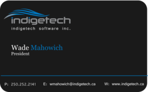 Business Card Design by aristejo14 for indigetech software inc. | Design: #21376202