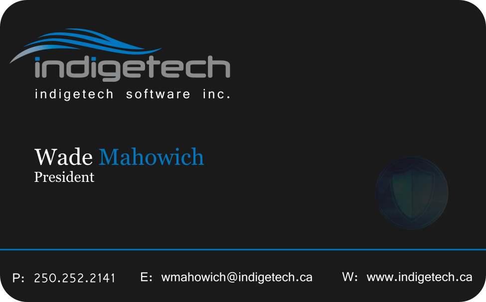 Diseño de Tarjeta de Presentación por aristejo14 para indigetech software inc. | Diseño #21376211