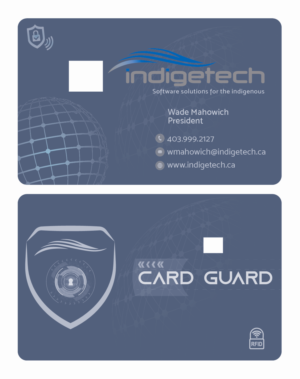Visitenkarten-Design von Abdeljalil F. für indigetech software inc. | Design #21362194