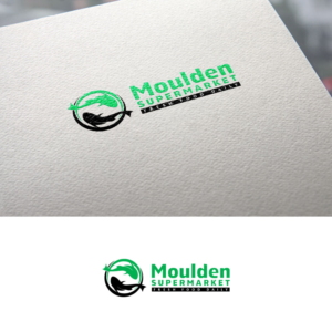 Moulden Supermarket.  Fresh food daily. | Logo Design by Gisella Guzmán