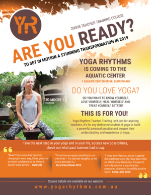 Diseño de Flyer por uk para Yoga Rhythms | Diseño: #21370247