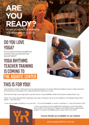 Diseño de Flyer por highmaxlogodesigns para Yoga Rhythms | Diseño: #21368152