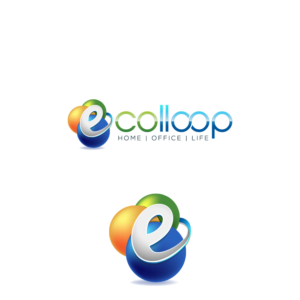 'ecolloop' and below the logo Home | Office | Life | Logo Design by sushsharma99