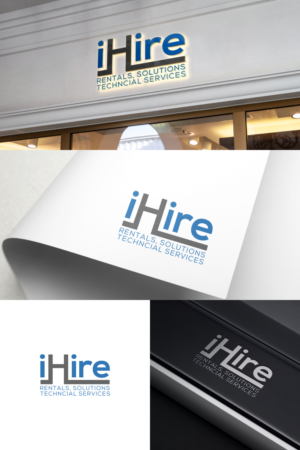 iHire #Rentals #Solutions #Techncial Services (ihire should be the main with the #'s as smaller sub headings) | Logo Design by untung bertubi-tubi