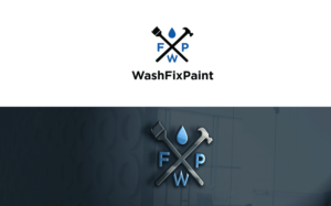 WashFixPaint | Logo Design by MT